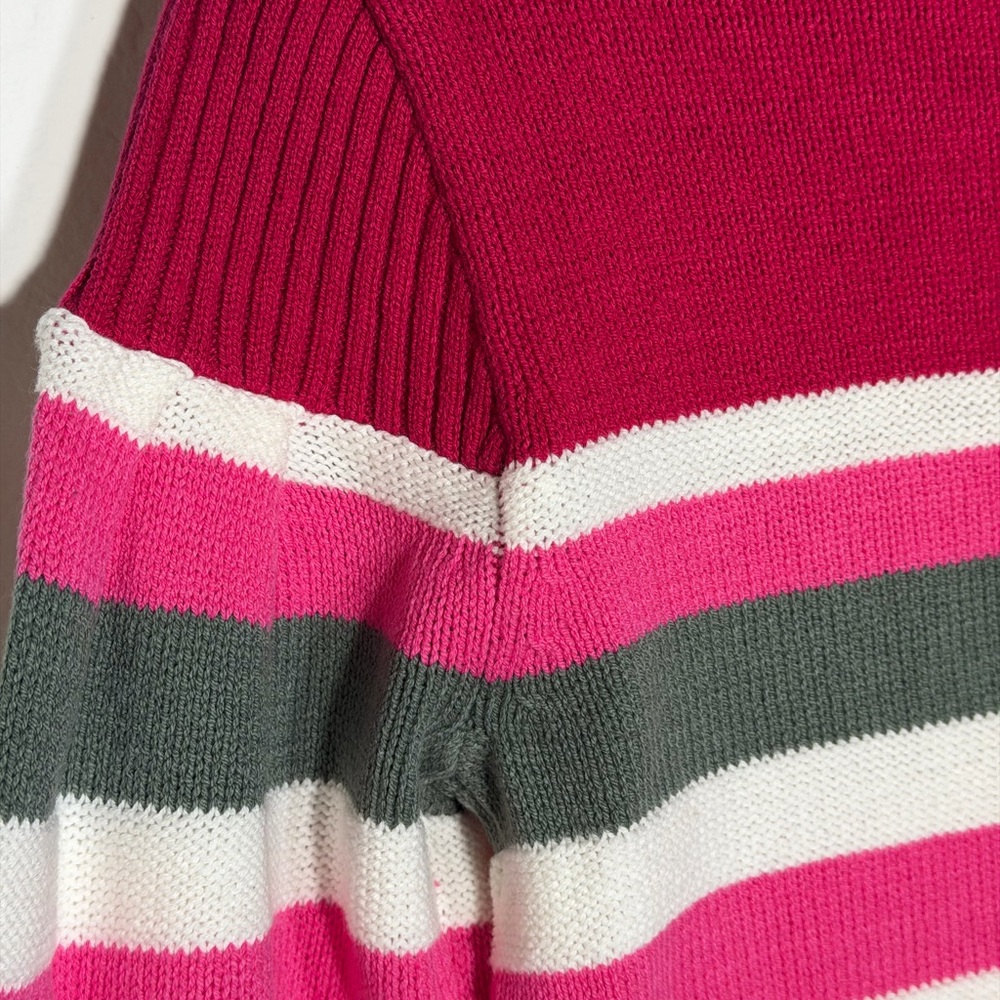 LOFT Colorful Striped Crew Neck Sweater NWT - Picture 6 of 14